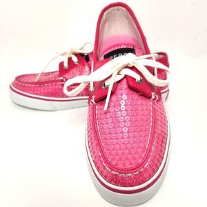 Sperry's Top Siders, Pink Sequin, New, Never Worn